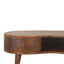 Wave Coffee Table With 1 Drawer