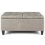 Harrison - Upholstered Coffee Table Storage Ottoman