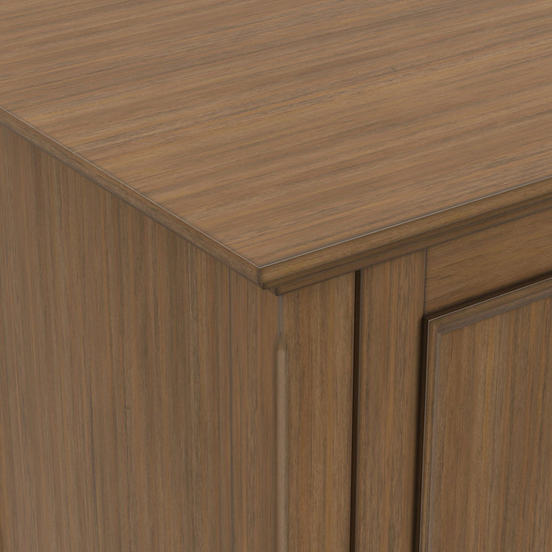Amherst - Wide TV Media Stand - Rustic Natural Aged Brown