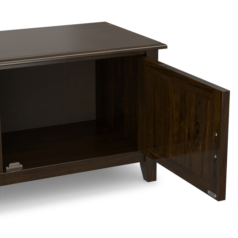 Burlington - Low TV Media Stand - Mahogany
