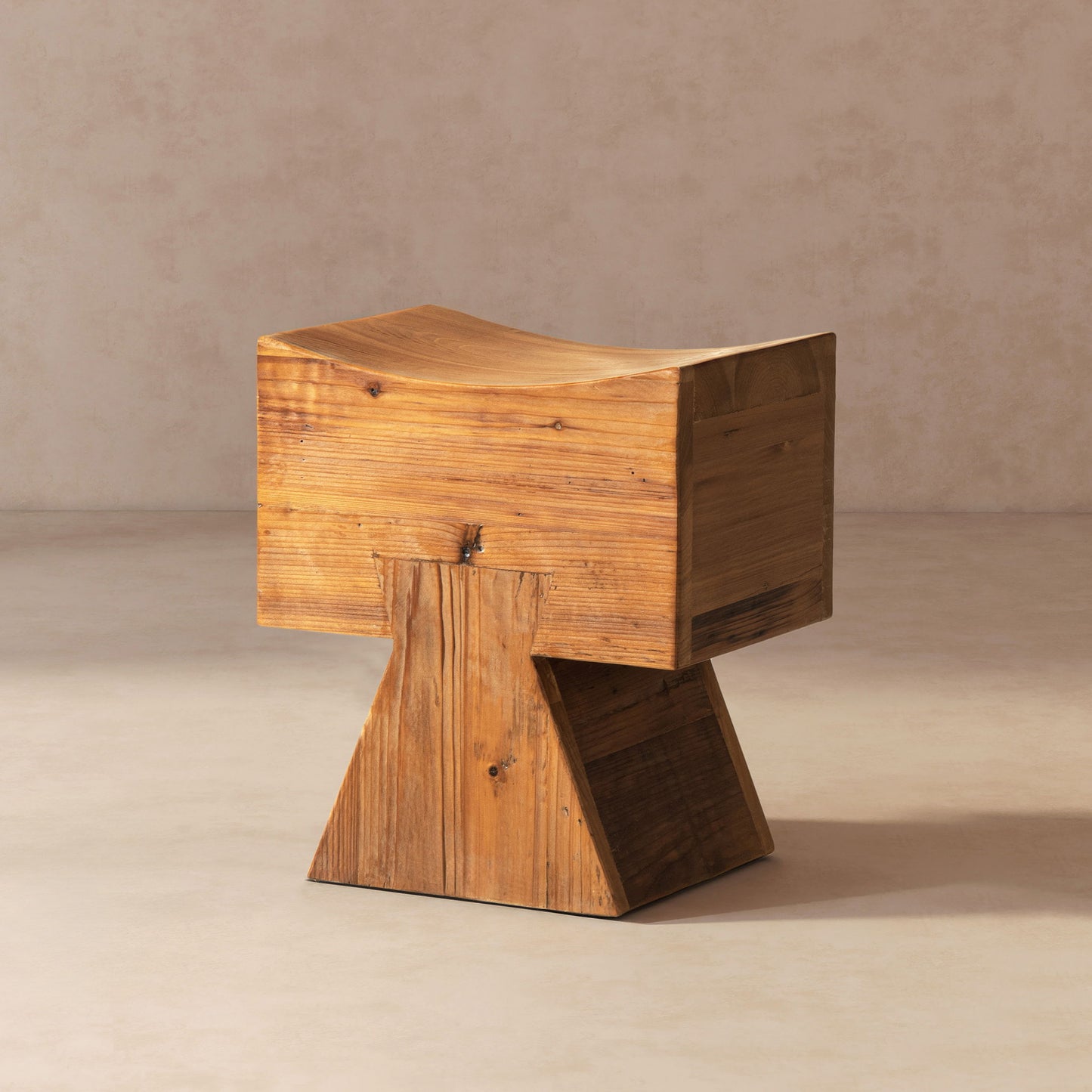 Nico - Stool Ottoman - Brown