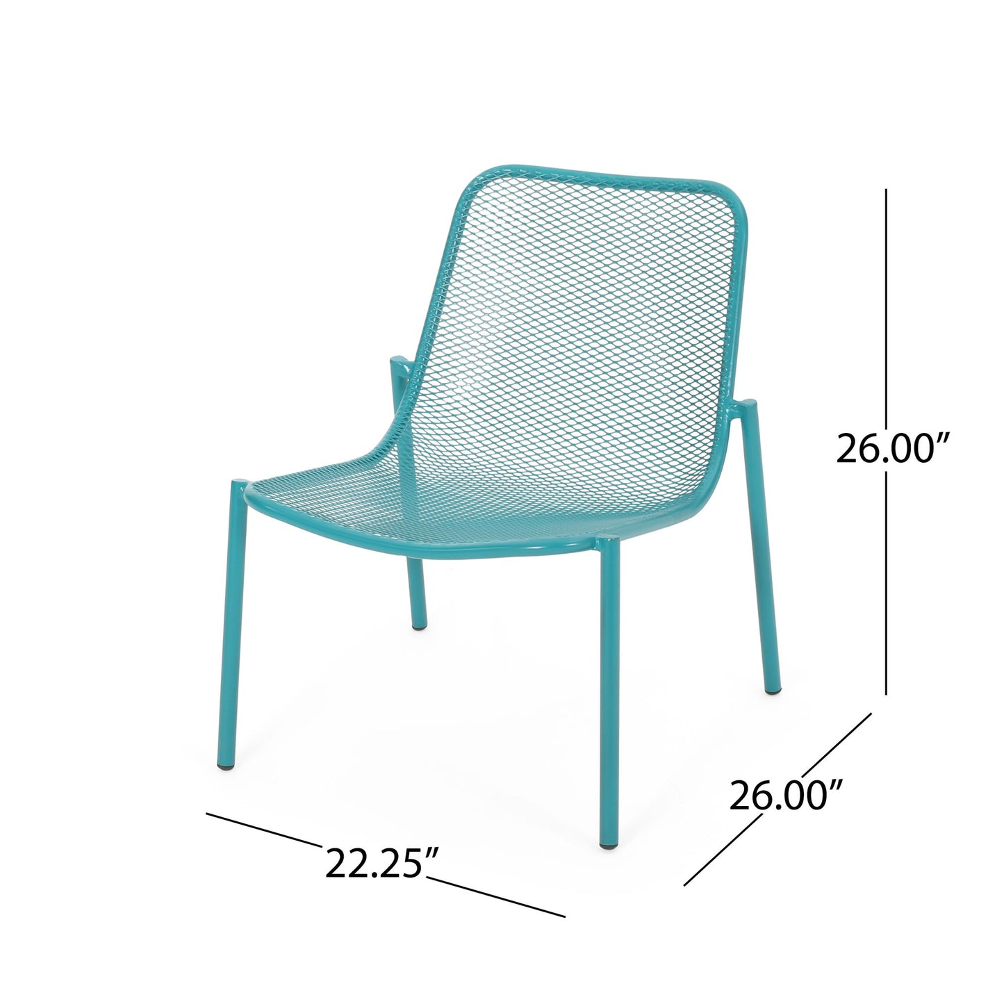 Outdoor Iron Chair With Design
