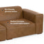Rex - Handcrafted Sectional Sofa And Ottoman