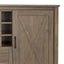 Ela - Sideboard With Wine Storage - Smoky Brown