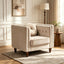 Chesterfield Accent Tufted Square Arm Side Chair