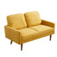 Loveseat Sofa, European Style With Sleek Design, Modern & Vintage Flair, Upholstered 2 Seater Couch