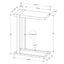Accent Table, C - Shaped, Contemporary & Modern Stylish Design