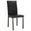 Macy - 5 Piece Dining Set - Black