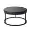 Forma - 4 Piece Occasional Set (1 Coffee, 1 Large End Table & 1 Stool, 1 Small End Table) - Black / White / Gray