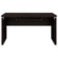 Floating - Top Computer Desk With Pullout Keyboard Shelf - Brown