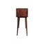 Triple Curved Console Table - Brown