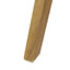 Stamford - Outdoor Bistro Table Acacia Wood X - Base - Teak