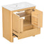 Softened Modern Bathroom Vanity With Sink