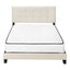 Bed, Upholstered, Frame Only, Transitional