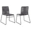 Jerome - Stackable Side Chair (Set of 2) - Charcoal