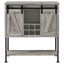 Hovander - Sliding Door Bar Cabinet - Gray