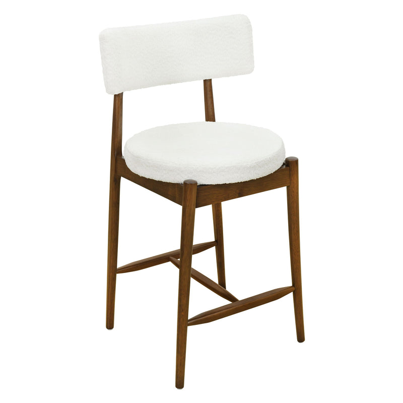 Counter Stool (Set of 2) - Walnut Beige