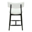 Mid Century Modern Counter Stools, Fabric Upholstered Chairs