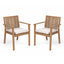 Patio Dining Chair, Comfortable Waterproof Seating (Set of 2)