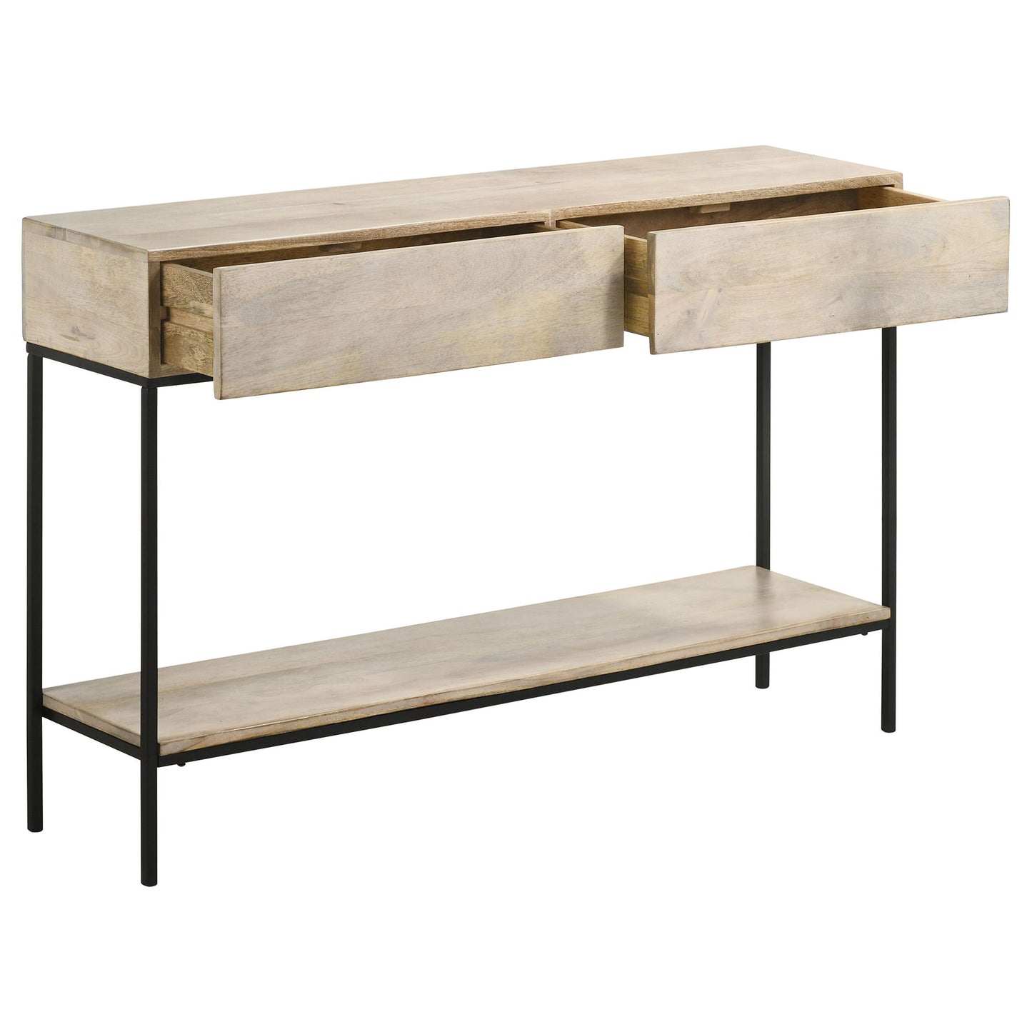 Terrace - 2 Drawer Entryway Console Table - White Washed