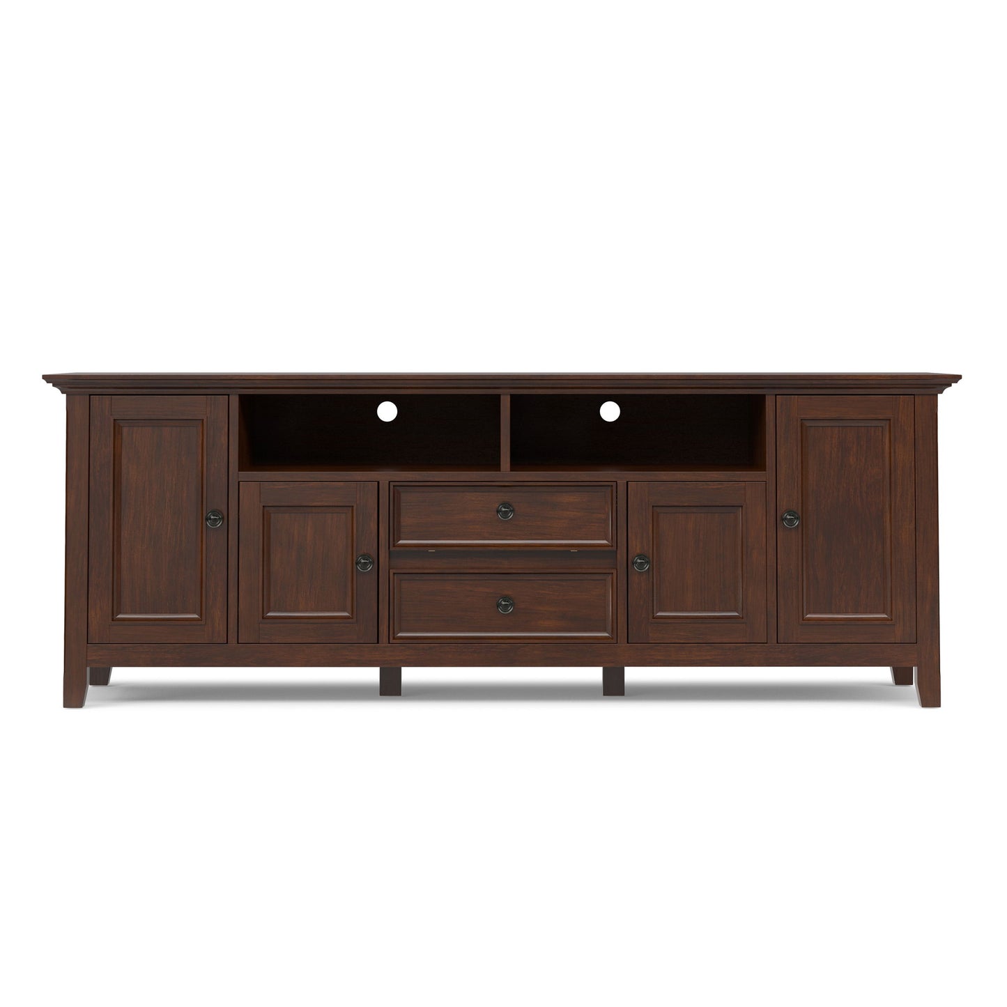 Amherst - TV Stand For TVs Up To 80" - Brown