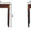 Turned Legs Drawer Console Table