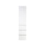 Elise - Slim Modular Closet Cabinet With Drawers - White