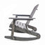 Outdoor Adirondack Rocking Chair With Hand Crafted Details