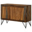 Komomo - 1 Adjustable Shelf Accent Cabinet - Gray
