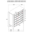 Talia - 8 Drawer Chest - White