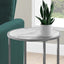 Round Accent Side Table, Contemporary & Modern