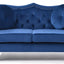 Stylish Flared Arm Loveseat