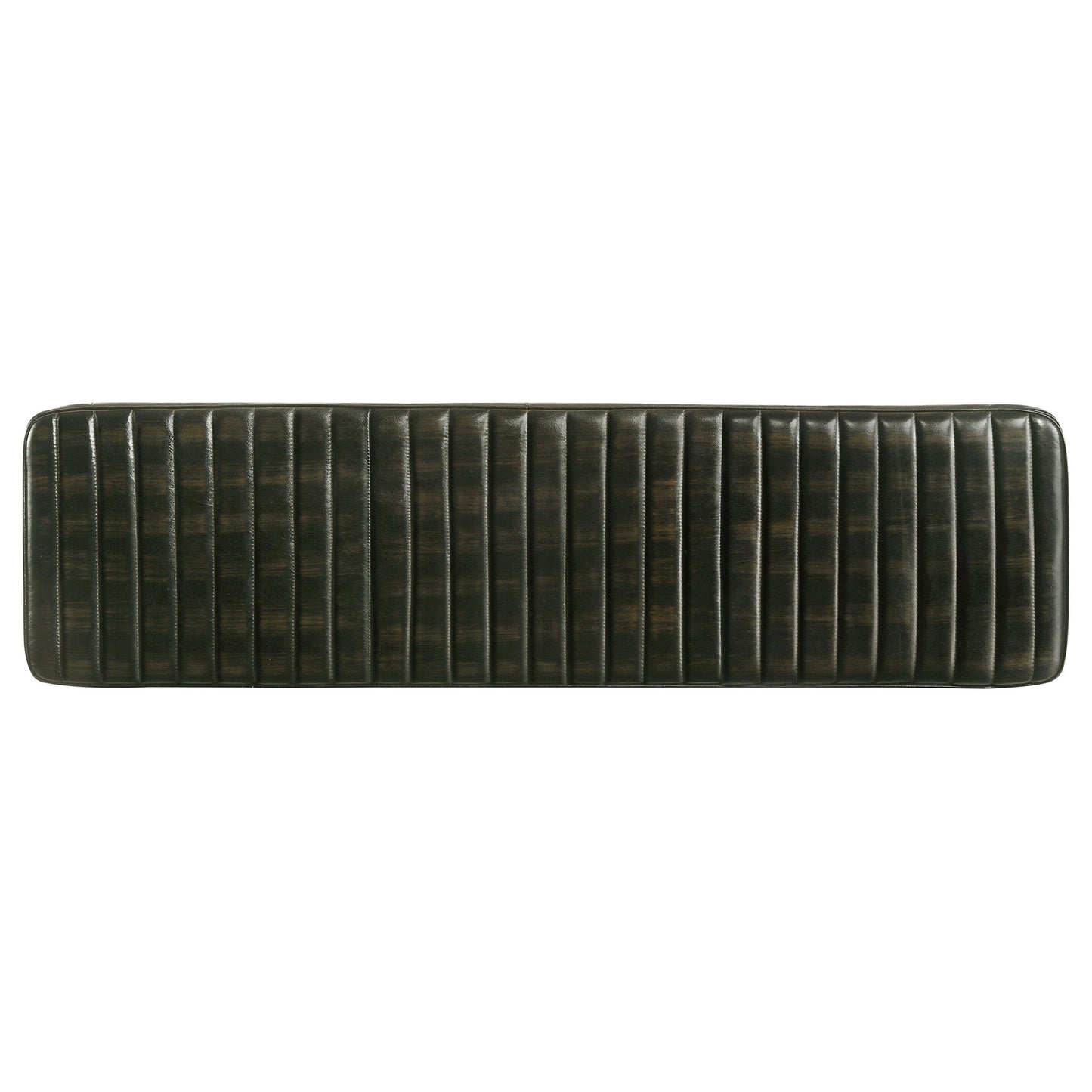 Tufted Cushion Side Bench With Tapered Legs