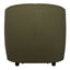 Barrel Chair With Nesting Ottoman - Forest Green