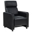Warren - 3 Seater Reclining Home Theater - Black
