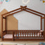 Bed House Bed Frame With Fence