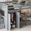 Loft Bed With Stairs, Bookshelf, Drawers, Desk & Wardrobe, Space Saving Multifunctional Furniture