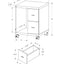 Office, File Cabinet, Printer Cart, Rolling File Cabinet, Mobile, Storage, Contemporary & Modern