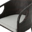 Outdoor 31" Rattan Barstools With Waterproof Cushions (Set of 2) - Multi Brown
