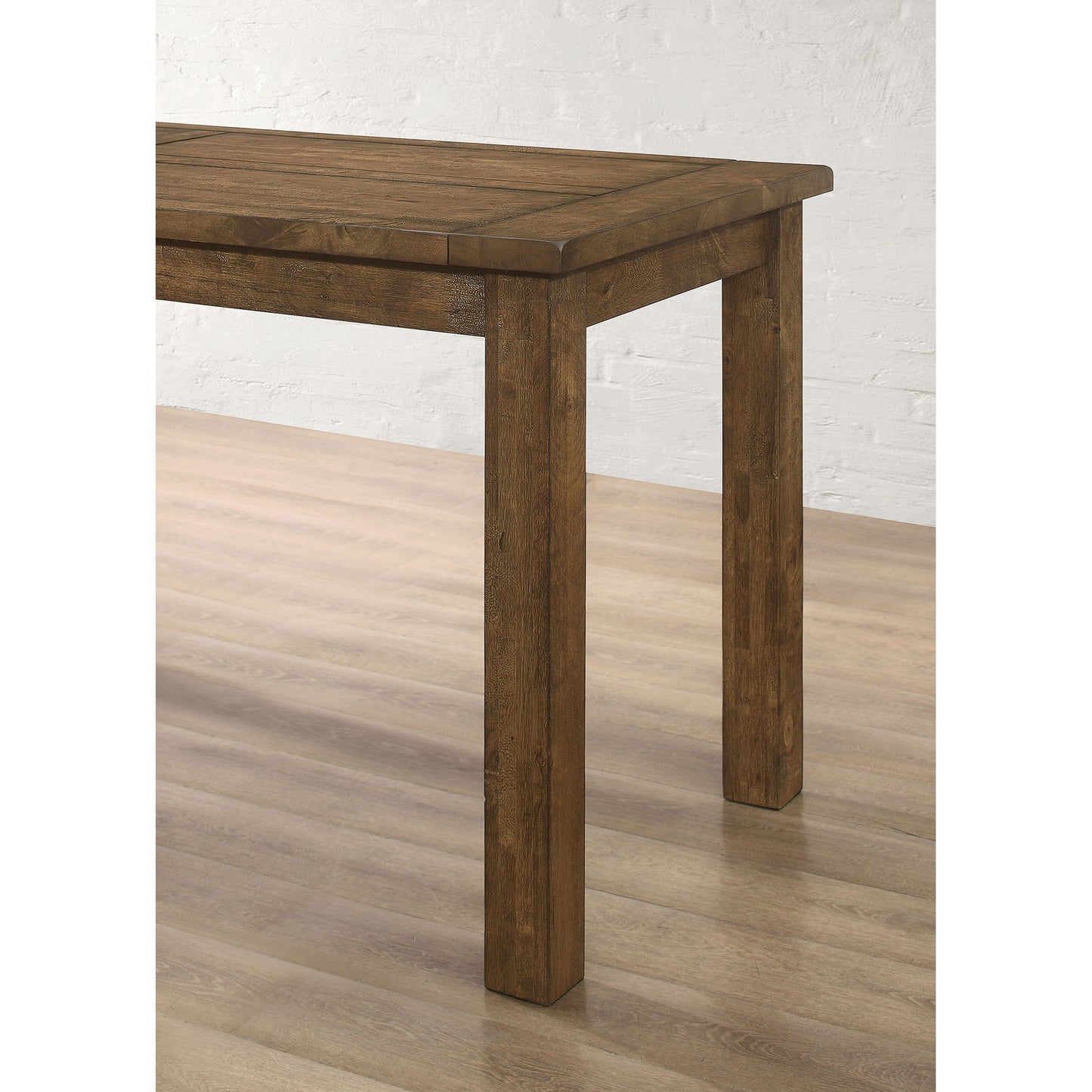 Amarillo - Rectangular Counter Height Dining Table - Rustic Brown
