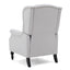 Armchair Recliner With Pushback Mechanism And Wingback Design