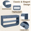 Console Table With 3 Soft Close Drawers & 2 Open Shelves