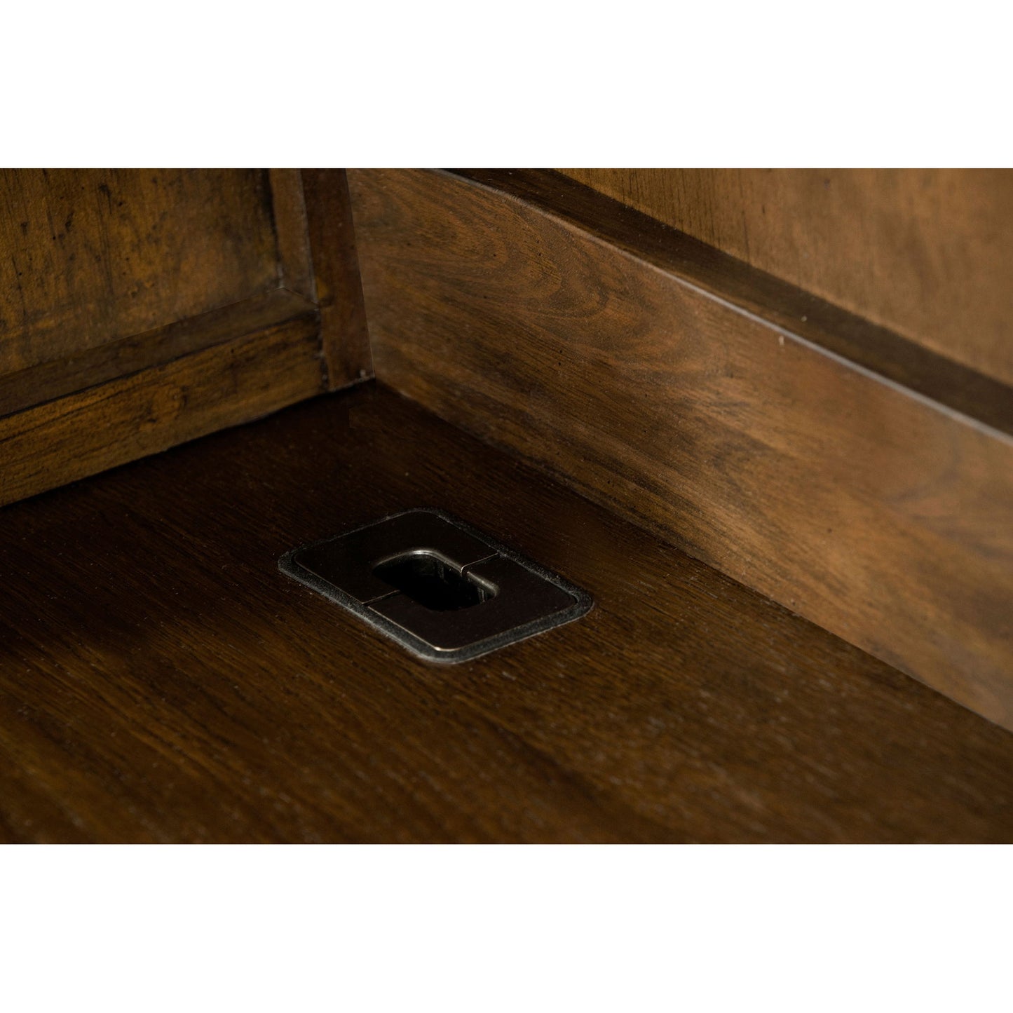 Stigham - 5 Drawer Credenza With Hutch - Oak