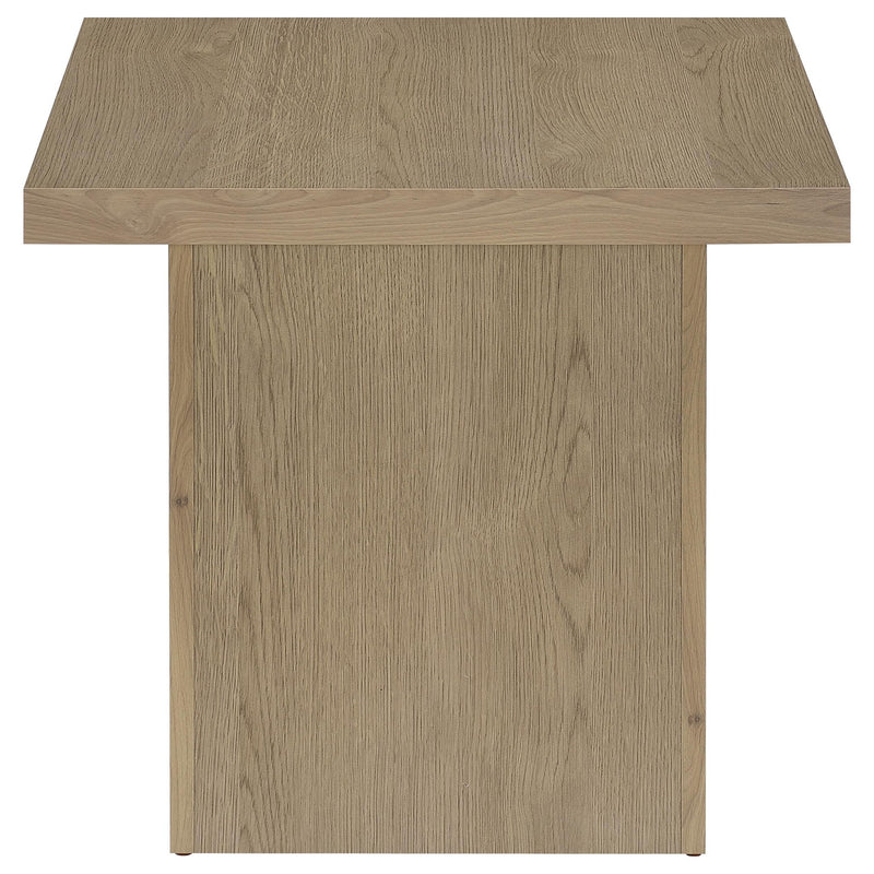 Eldridge - Coffee Table Set With Chunky Square Tops