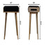 Tray Style Footstool - Black