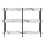 Accent Console Table For Entryway, 3 Tier Design