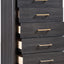 Clifton - 5 Drawer Chest - Espresso