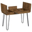 Writing Desk With 4 Hidden Storages - Brown