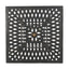 Enchantia - Outdoor Square Dining Table With Weave Tabletop And Flared Legs - Copper