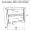 Transitional 2 Drawer Nightstand With Hidden Jewelry Tray